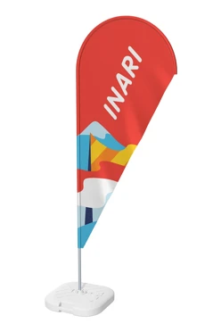 Флаг Капля 65х160 см