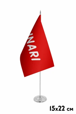 Флажок фирменный 15х22 см