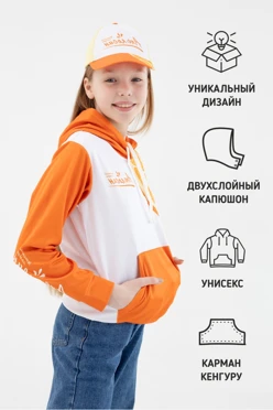 Худи Томми детский с карманами, с полной запечаткой