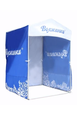 Тент без козырька 1,5х1,5м, с полной запечаткой