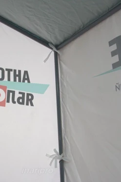 Палатка для промоакций и торговли (без козырька, с тентом на молнии) 2х2 м
