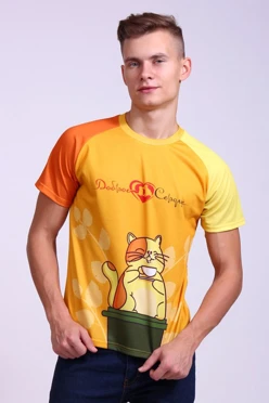 Футболка Спэйс унисекс с полной запечаткой (полиэстер)