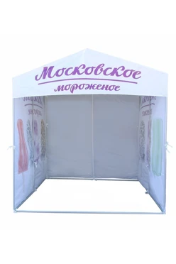 Тент с полной запечаткой (без козырька) 2х3 м