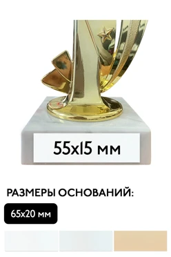 Шильд прямоугольный 55х15 мм