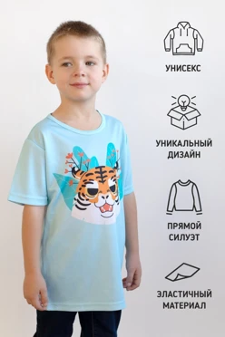 Футболка Гэлэкси детская с полной запечаткой (полиэстер)
