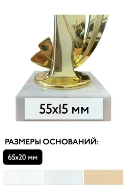 Шильд прямоугольный 55х15 мм