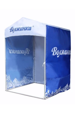 Тент без козырька 1,5х1,5м, с полной запечаткой