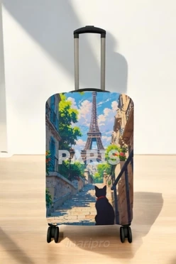 Чехол для чемодана (M) с принтом "Paris"