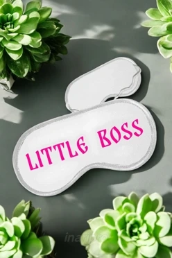 Маска для сна с принтом "Litle Boss"