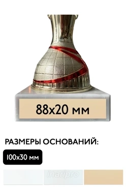 Шильд прямоугольный 88х20 мм