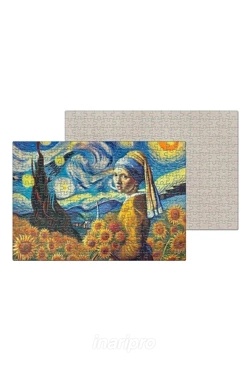 Пазл картонный А3 с принтом "Sunflowers"