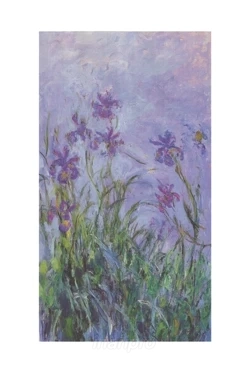 Полотенце вафельное 50х90 cм (Print) с принтом "Iris"