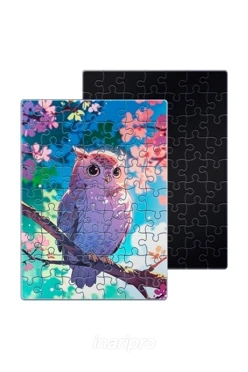 Пазл магнитный А5 с принтом "Owl"