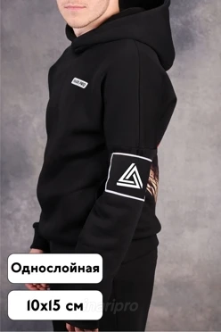 Повязка нарукавная 10х15 см однослойная, с полной запечаткой