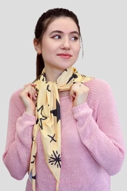 Бандана с полной запечаткой, хлопок 95х95х135 см