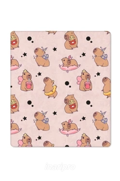 Плед Палитра флисовый 150х170 см, с принтом "Capybara chill"