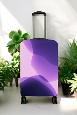 Чехол для чемодана (M) с принтом "Purple"
