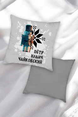 Подушка 40х40 см, с принтом "The Nutcracker"