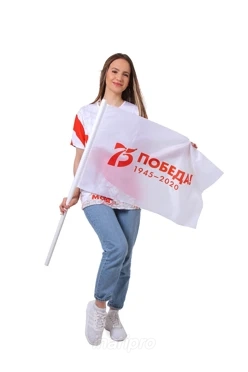Флаг фирменный 50х75 см