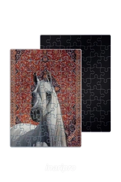 Пазл магнитный А5 с принтом "Horse"