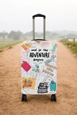Чехол для чемодана (L) с принтом "Adventure"