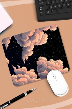 Коврик для мыши прямоугольный c принтом "Clouds"