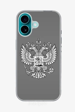 Чехол для iPhone 16 с принтом "Emblem"