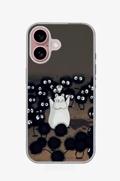 Чехол для iPhone 16 с принтом "Cartoon"