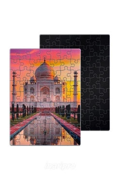 Пазл магнитный А5 с принтом "Taj Mahal"